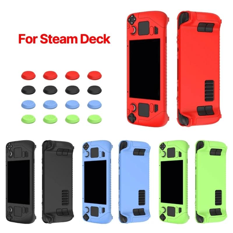 Silicone Protective Cover for Steam Deck Game Accessories Antiscratch Console Sleeve
